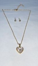Stunning rhinestone heart for sale  ST. IVES