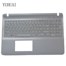 Capa branca apoio para as mãos teclado dos EUA Sony Vaio SVF152A29M SVF15E svf1521p1r comprar usado  Enviando para Brazil