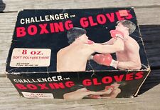 ¡Par de guantes de boxeo vintage Challenger en caja original! segunda mano  Embacar hacia Argentina