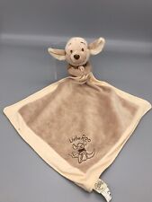 Used, Disney Little Roo Beige baby comforter blankie / Comfort blanket Winnie the pooh for sale  NOTTINGHAM