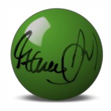 Snooker Ball Hand Signed By Steve Davis - GREEN Bid From £15, used for sale  Shipping to South Africa
