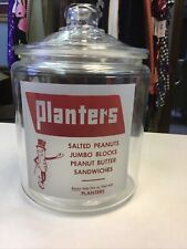 planters peanut glass jar for sale  Pinopolis