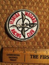 Vintage Florida Inboard Racing Club Boat Racing Patch for sale  Shipping to South Africa