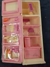 Barbie Mattel Sweet Roses 1987 vintage refrigerador/congelador con accesorios segunda mano  Embacar hacia Mexico