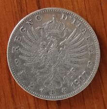 2 lire 1907 usato  Italia