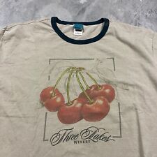 Camiseta Vintage Three Lakes Winery Wisconsin XL Cherries Y2K comprar usado  Enviando para Brazil