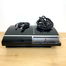 Console Sony PS3 FAT Playstation 3 80GB SOLO Console + Cavi SPACCO sulla SCOCCA, używany na sprzedaż  Wysyłka do Poland