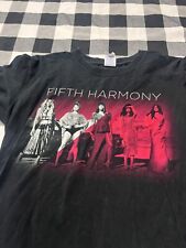 Camiseta Fifth Harmony 2016 Summer Tour Band talla mediana negra manga corta segunda mano  Embacar hacia Argentina