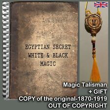 antique book white black magic egyptian secret occult esoteric rare manuscript segunda mano  Embacar hacia Argentina