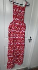 Used, Womens African Print Pinafore Dress Long Maxi Dress - Fits up to size 16 for sale  Shipping to South Africa