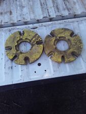 Pair John Deere Iron Wheel Weights 23# EACH for sale  Mayfield