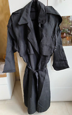 Trenchcoat schwarz mantel gebraucht kaufen  Schmalkalden