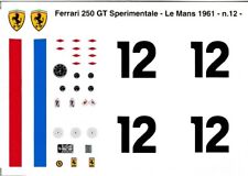 Decal ferrari 250gt usato  Varese