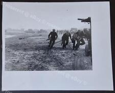 1944 Normandy - British D-Day landings Tanks & troops  - IWM photo 25 by 21cm for sale  PRESTON