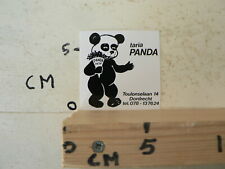 STICKER,DECAL PANDA PATAT TARIS PANDA DORDRECHT PANDA BEER  tweedehands  Nederland