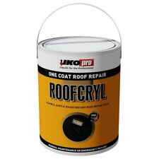 Used, IKOpro Roofcryl 1kg Flexible Long Lasting Roof Repair Flexacryl Waterproof BLACK for sale  Shipping to South Africa