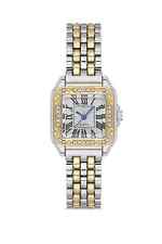 Gold & Silver Two Tone Vintage Watch | Panther Style Quartz Watch | Carter Watch segunda mano  Embacar hacia Mexico