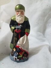 Vintage Chaulkware Christmas Belsnickle Santa w/toys Figurine By Moni's Folkart for sale  Shipping to South Africa