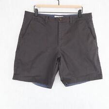 Flag & Anthem Chino Shorts Mens 34 Gray Stretch Twill for sale  Shipping to South Africa