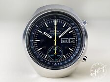 *RARO* Vintage Seiko Relógio Cronógrafo Automático Mostrador Preto 6139-7160 comprar usado  Enviando para Brazil