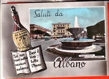 Cartolina albano laziale usato  Italia