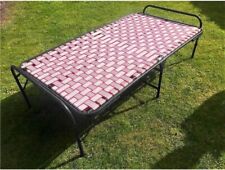 Used, INDIAN MANJA FOLDING PORTABLE SINGLE BED CAMPING BED GARDEN BED INDOOR OUTDOOR for sale  Shipping to South Africa