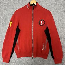 Polo Ralph Lauren Jacket Jumper Sailing Red Zip Cotton PRL Canoe Kayak K1 Single for sale  Shipping to South Africa