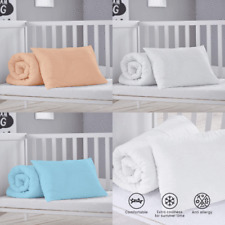 Cot Bed Coverless Duvet & Pillow Bedding Set - Anti Allergy Baby Toddler, used for sale  Shipping to South Africa