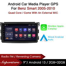 9” CarPlay Android 13 Auto carro estéreo GPS unidade principal para Benz Smart 2005-2010, usado comprar usado  Enviando para Brazil
