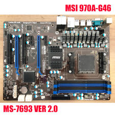 Placa-mãe DDR3 6Gb/s soquete AM3+ AMD SATA 6Gb/s para MSI 970A-G46 MS-7963 Ver 2.0 comprar usado  Enviando para Brazil