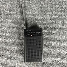 Radio de bolsillo portátil Sony ICF-P26 FM/AM altavoz incorporado probado que funciona negro segunda mano  Embacar hacia Argentina