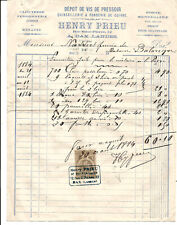 Dax facture 1884. d'occasion  Villenave-d'Ornon