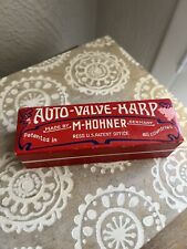 M-HOHNER Genuine 1900s  AUTO VALVE HARP HARMONICA BOXED Pristine Vintage for sale  Shipping to South Africa