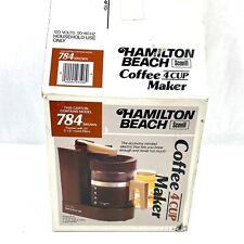 Antiga mini cafeteira Hamilton Beach gotejamento Scovill 4 xícaras 784 marrom testada década de 1970 comprar usado  Enviando para Brazil