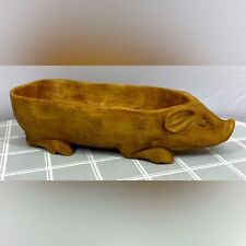 Pig bowl wooden for sale  Fargo