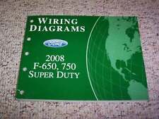 Used, 2008 Ford F650 F750 Wiring Diagram Manual Super Duty Diesel Dump Bucket Truck for sale  Fairfield