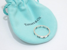 "Anillo romano Tiffany & Co. plata esterlina con recorte Atlas talla 10" segunda mano  Embacar hacia Argentina