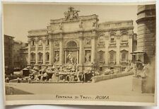 Italia Roma Fontana de Trevi c1880 Fotografía Vintage Albúmina P19C1n12 segunda mano  Embacar hacia Mexico