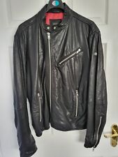 diesel leather jacket xl for sale  PRENTON