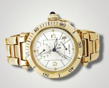 Cartier Pasha 38mm Mens GMT Power Reserve 18k Yellow gold Ref: W3014456 LOOK! segunda mano  Embacar hacia Argentina