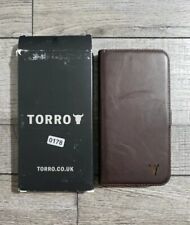 Capa carteira de couro TORRO para iPhone 15 Pro Max 6.7", marrom escuro  comprar usado  Enviando para Brazil