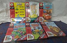 LEAPFROG LEAP PAD LOT OF 6 INTERACTIVE BOOK AND CARTRIDGE W/ CASES K 1ST GRADE for sale  Shipping to South Africa