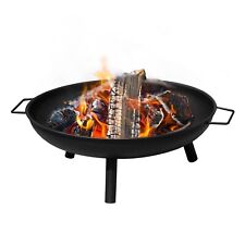 Used, Round Fire Pit Patio Garden Camping Outdoor Log Burner Patio Heater Bowl 23" for sale  Shipping to South Africa