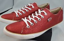 Usado, Zapatos de Coca Cola Coca-Cola Lona Rojo Metálico Talla m7 w9.5 RAROS  segunda mano  Embacar hacia Argentina