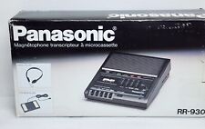 Transcriptor de microcasete Panasonic RR-930 con pedal y auriculares segunda mano  Embacar hacia Argentina