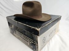 Chapéu de Cowboy Vintage Masculino Raw Hide - Marrom, Tamanho: 7-3/8 comprar usado  Enviando para Brazil