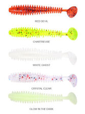 Used, Spikey Shad Fishing Lure 58mm Drop shot jig soft rubber shad 5 pack perch pike for sale  Shipping to South Africa