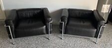 2 black chrome chairs for sale  Stuart