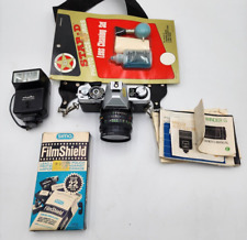 Câmera de Filme 35mm SLR Minolta XG-7, Correia, Manuais, Flash, Kit de Limpeza e Mais comprar usado  Enviando para Brazil
