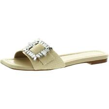 Sandalias para mujer Stuart Weitzman con hebilla brillante beige 7 medianas (B,M) BHFO 4335 segunda mano  Embacar hacia Argentina